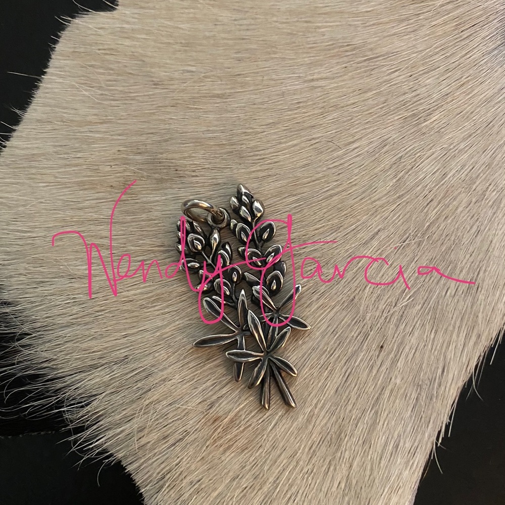James Avery Retired Bluebonnet Pendant